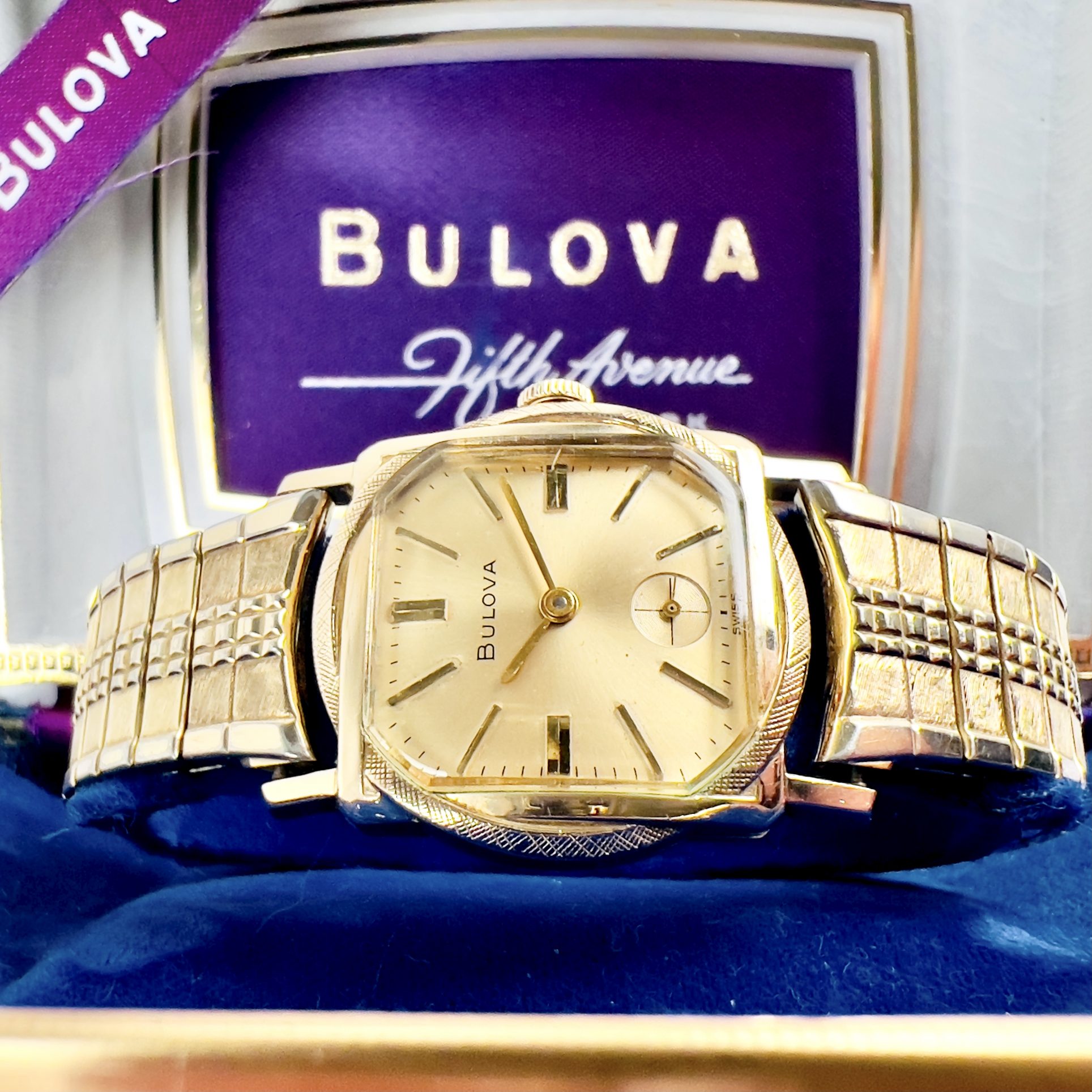 RARE BULOVA ASYMÉTRIQUE "DOUBLE CASE" 1966 – Image 8