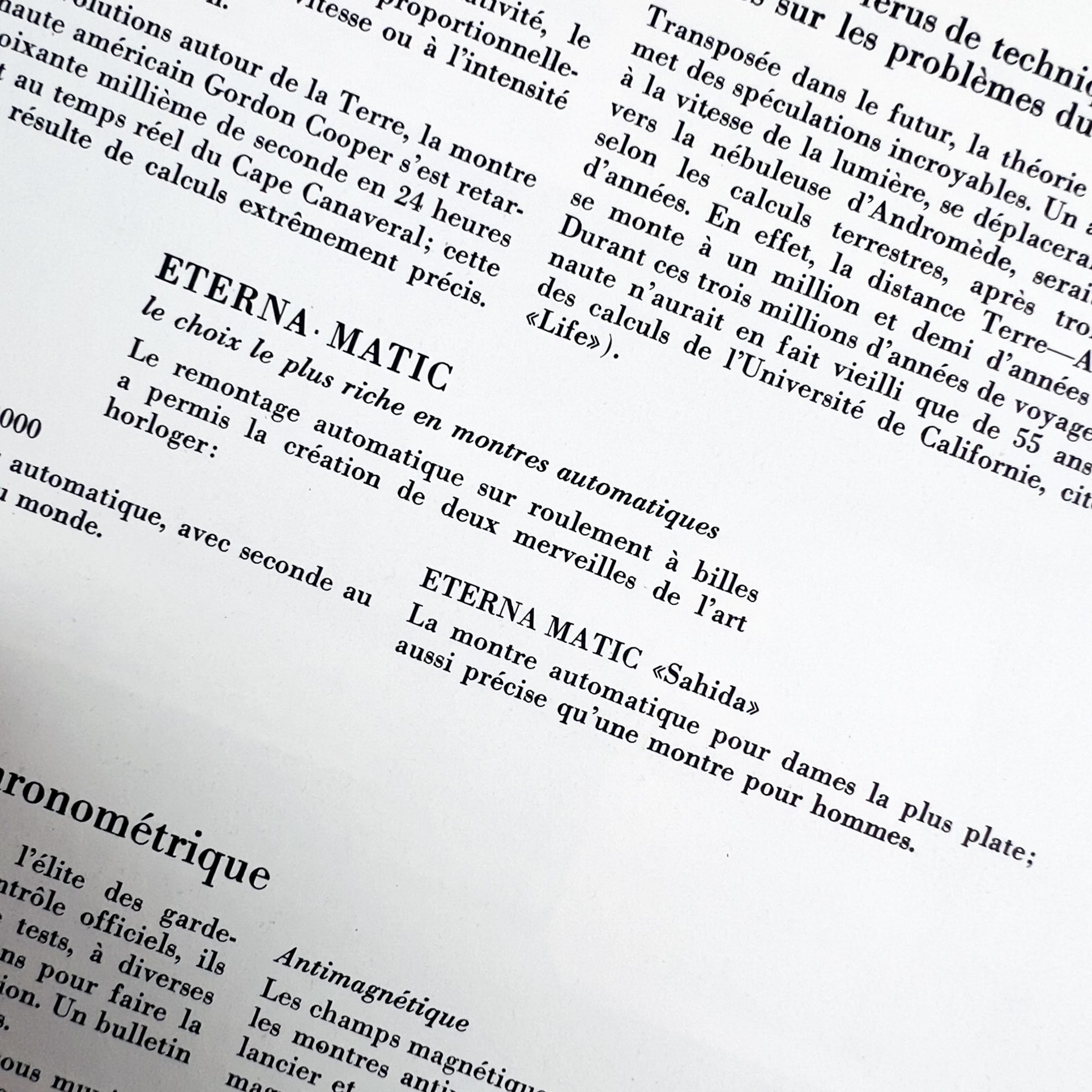 ETERNA "NOUS MESURONS LE TEMPS" CA. 1960 – Image 14