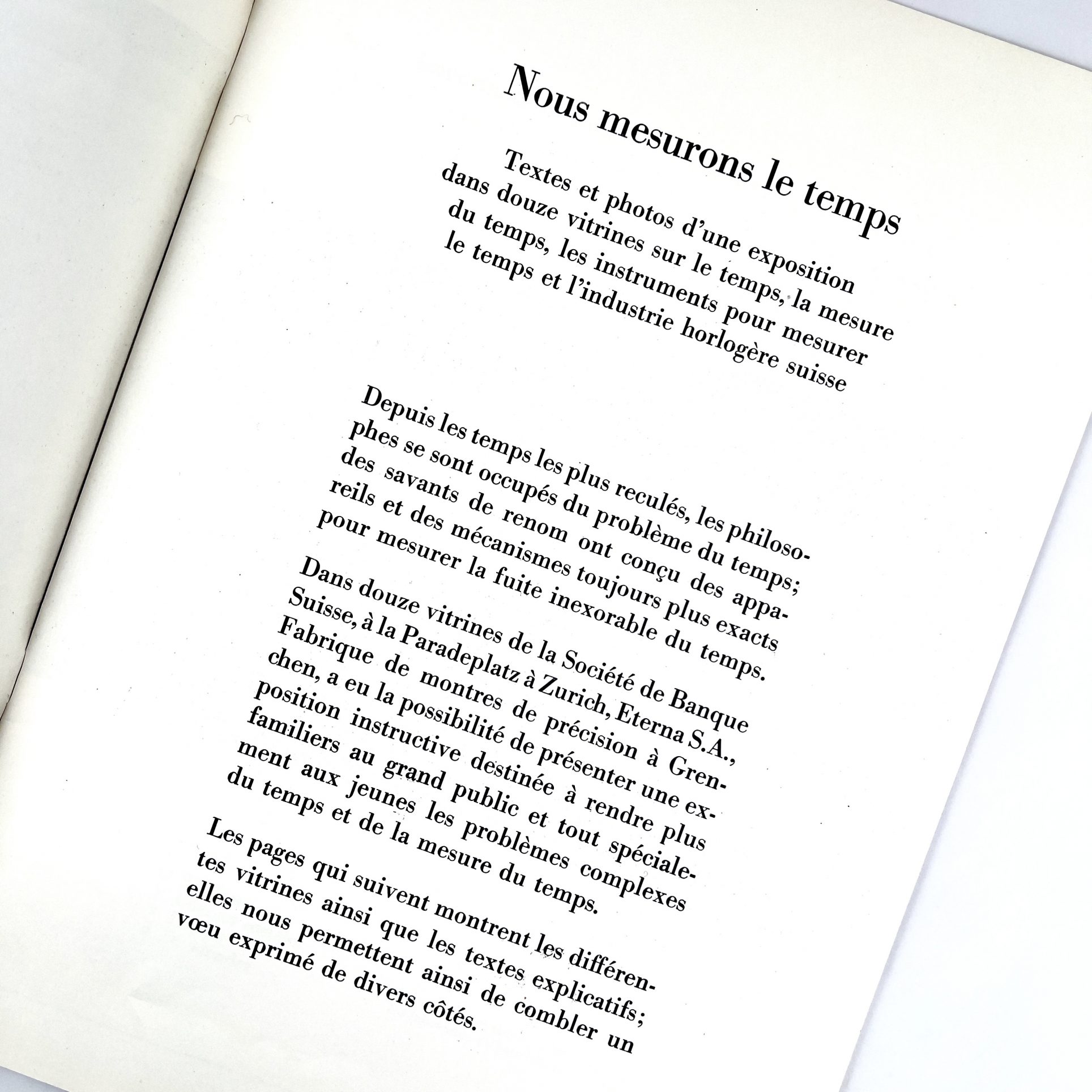 ETERNA "NOUS MESURONS LE TEMPS" CA. 1960 – Image 3