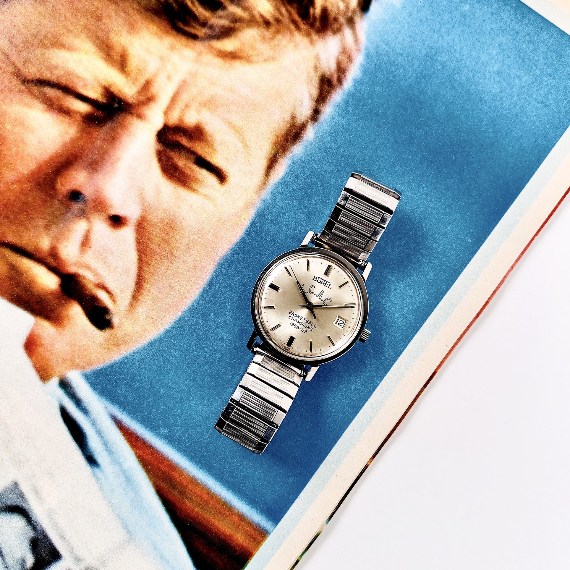 MONTRE ERNEST BOREL K.C.A.C. CHAMPIONS 1968-69
