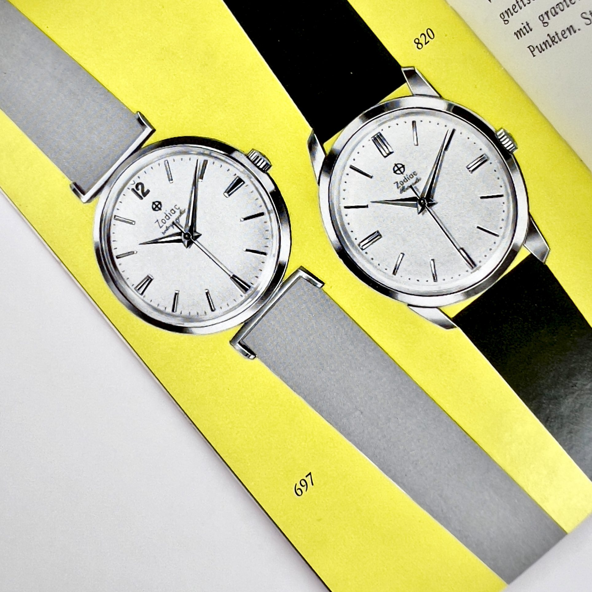 RARE CATALOGUE MONTRES ZODIAC CA. 1960 – Image 13