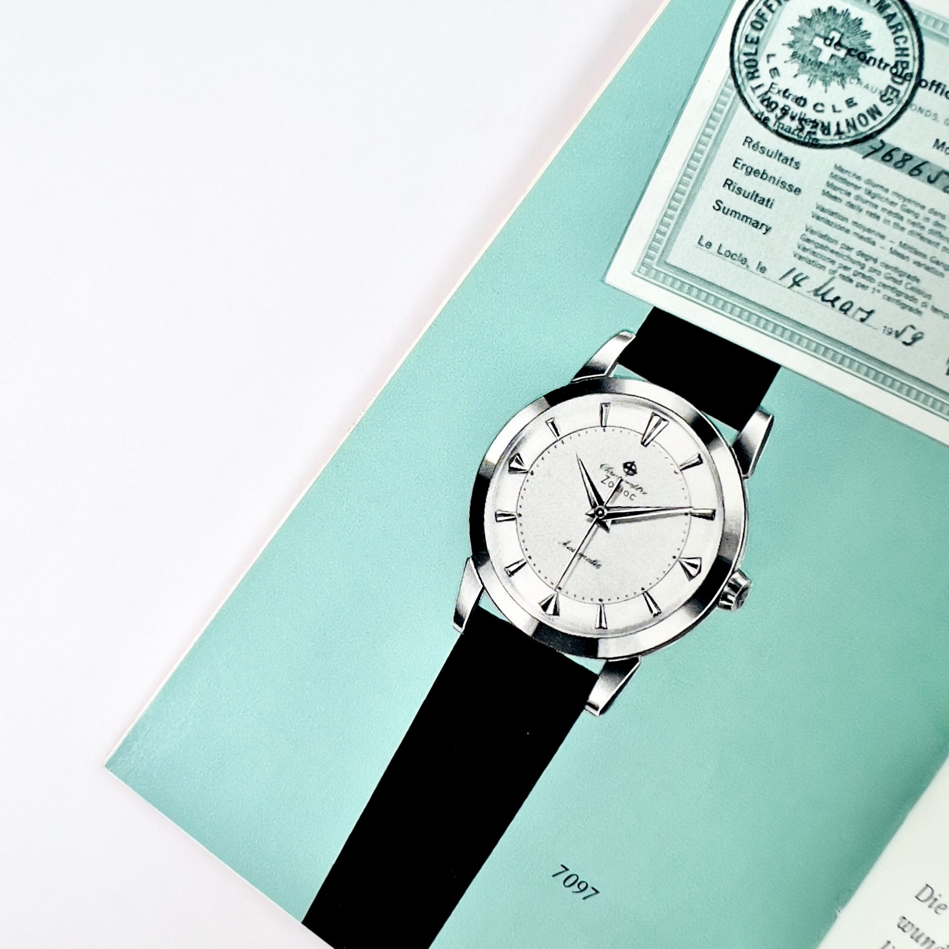 RARE CATALOGUE MONTRES ZODIAC CA. 1960 – Image 12