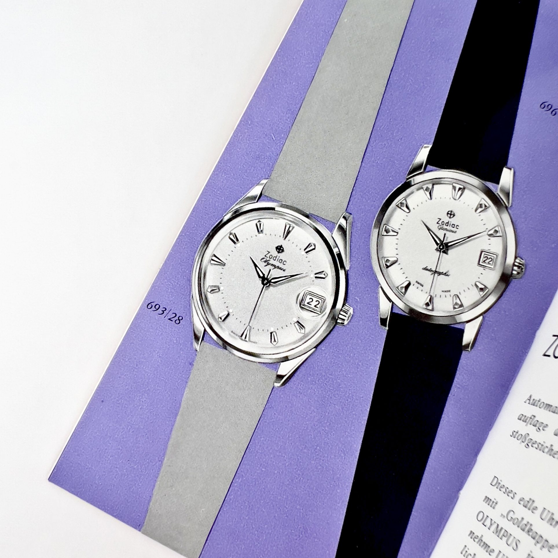 RARE CATALOGUE MONTRES ZODIAC CA. 1960 – Image 7