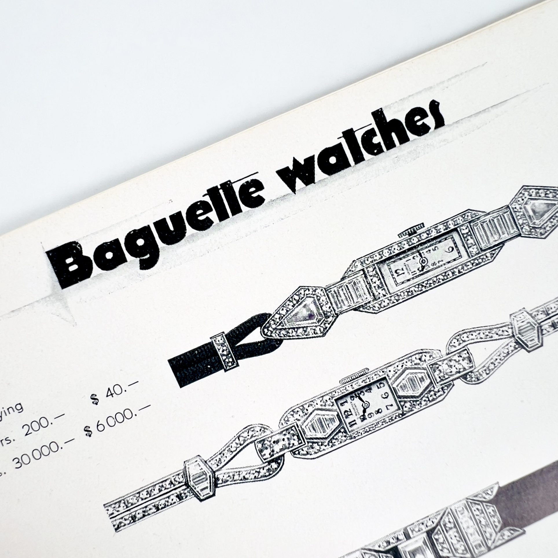 RARE ROLEX BUCHERER CATALOGUE ART DECO 1930 – Image 10