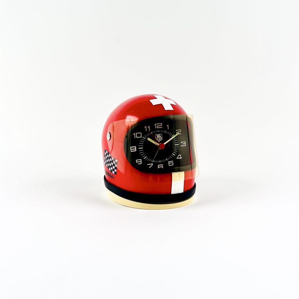 HORLOGE CASQUE TAG HEUER "CAVALLINO" JOSEPH SIFFERT CA. 1986