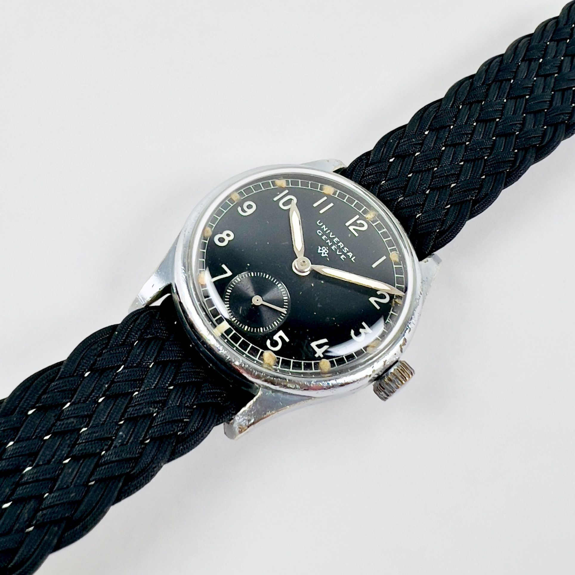 MONTRE UNIVERSAL GENÈVE MILITAIRE "WILHELMINA" CA. 1942 – Image 7