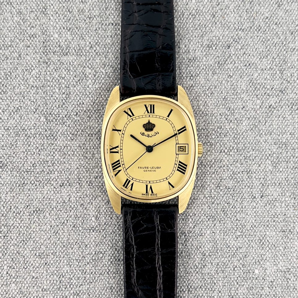 MONTRE FAVRE-LEUBA GENÈVE "DIPLOMATIQUE" CA. 1970