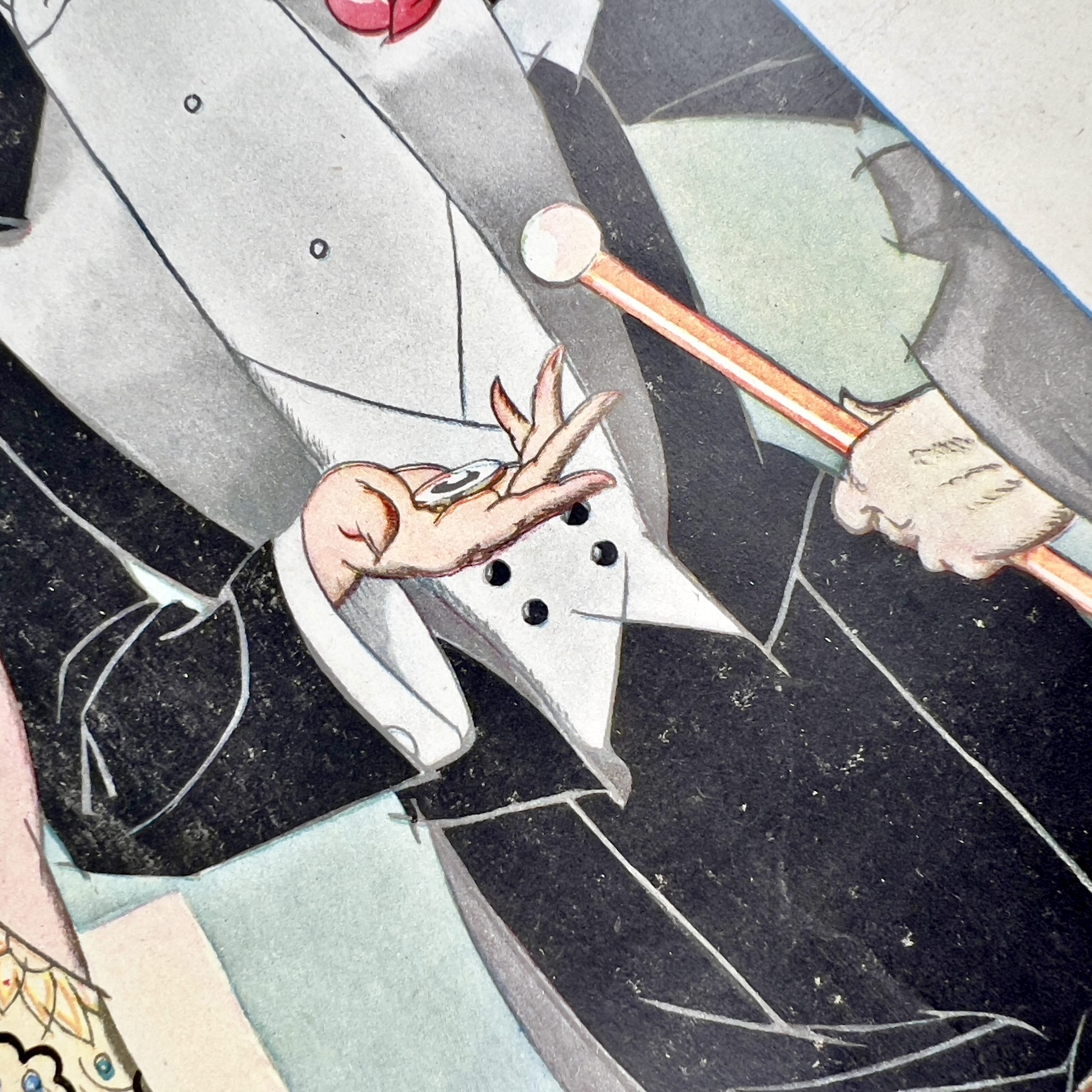 LITHOGRAPHIE MONTRES OMEGA PAR RENÉ VINCENT CA. 1920 – Image 3