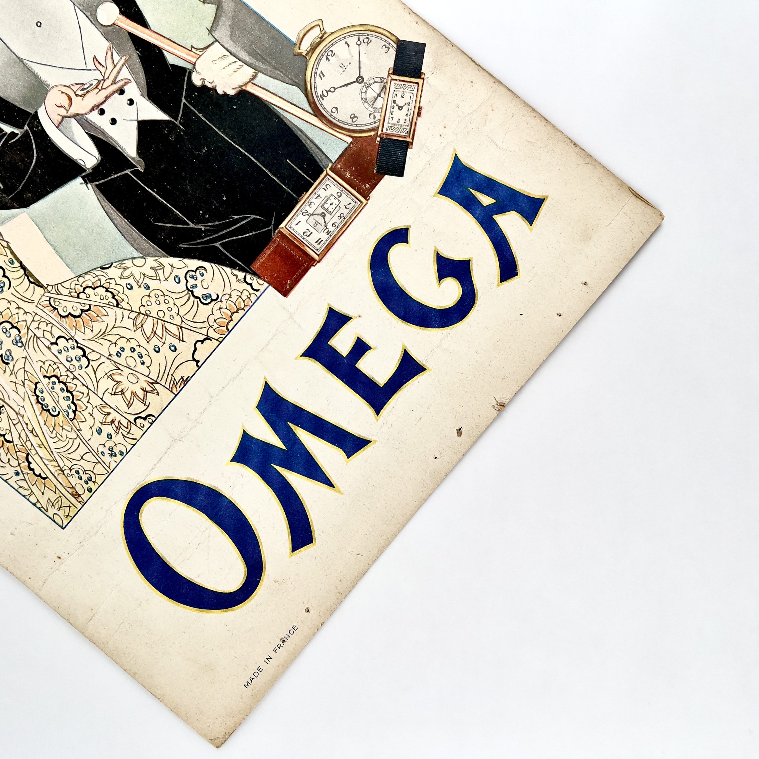 LITHOGRAPHIE MONTRES OMEGA PAR RENÉ VINCENT CA. 1920 – Image 12