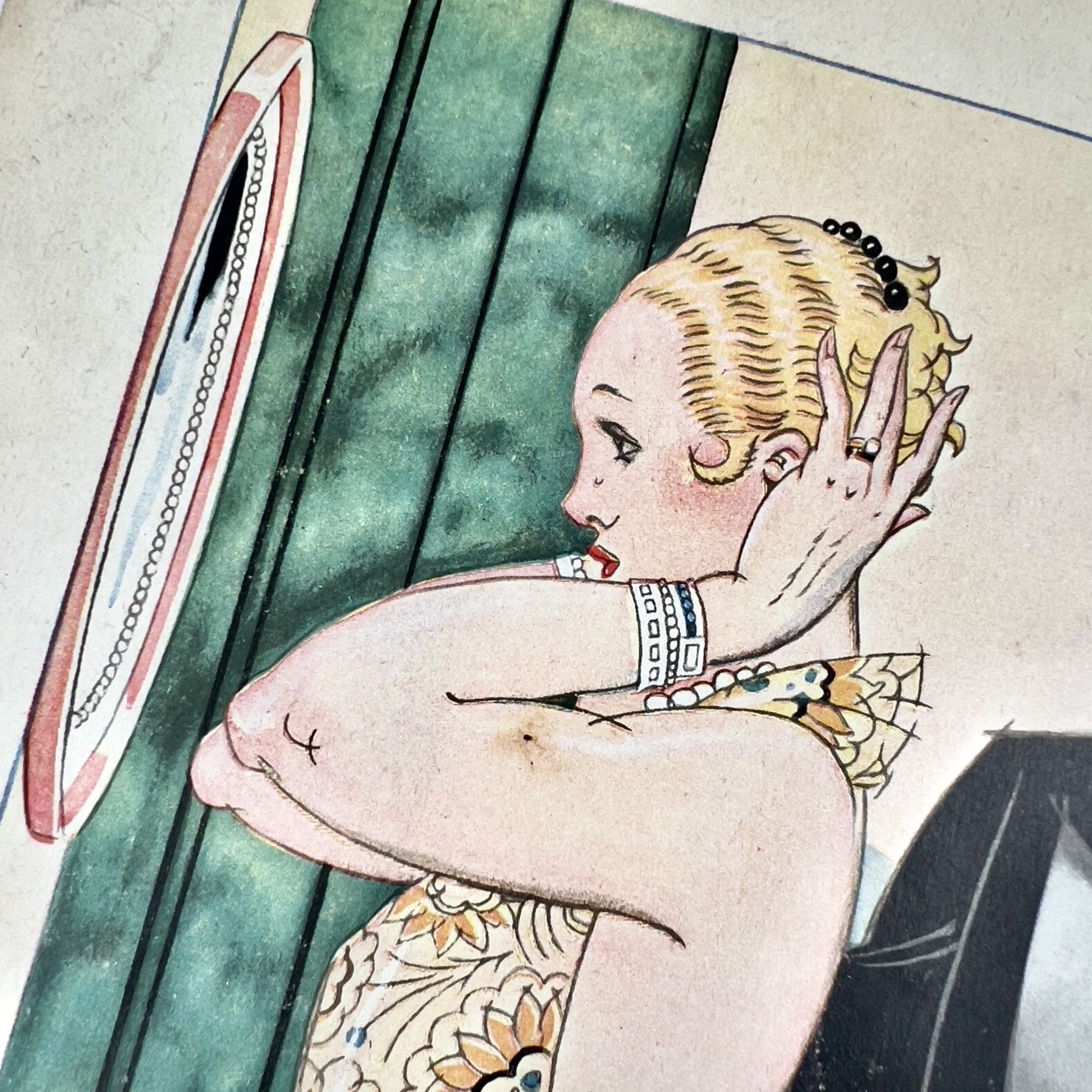 LITHOGRAPHIE MONTRES OMEGA PAR RENÉ VINCENT CA. 1920 – Image 5