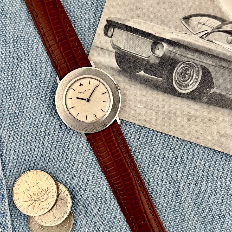 MONTRE DUGENA "DISCO VOLANTE" CA. 1960