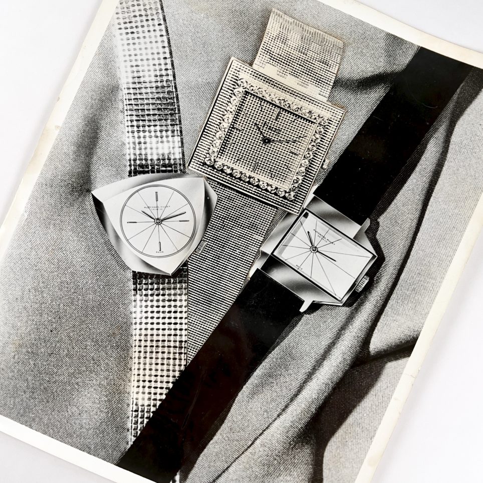 UNIQUE PHOTO MONTAGE ORIGINAL AUDEMARS PIGUET "GILBERT ALBERT" 1960