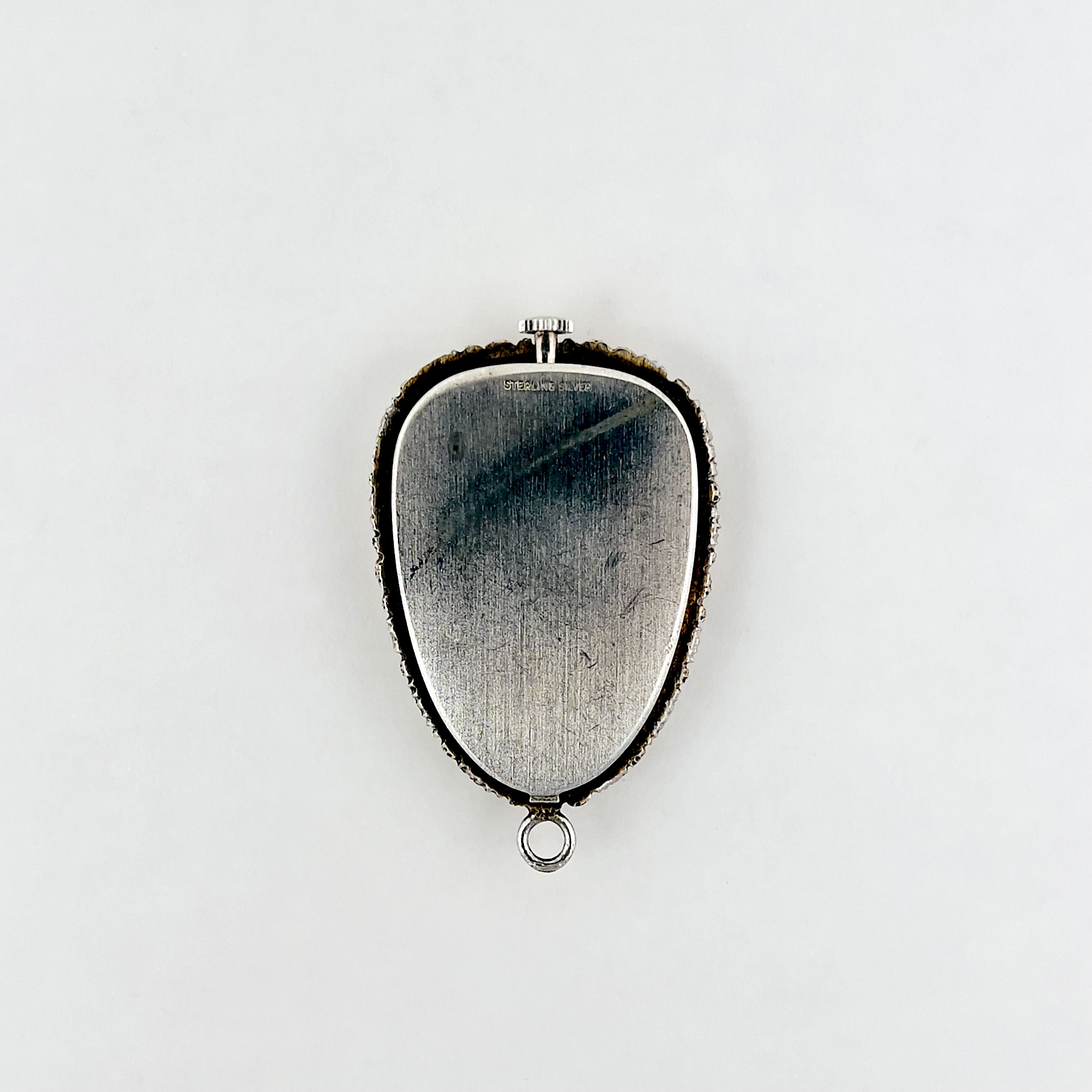 PENDENTIF LONGINES STERLING SILVER "BRUTALISTE" CA. 1970 – Image 7