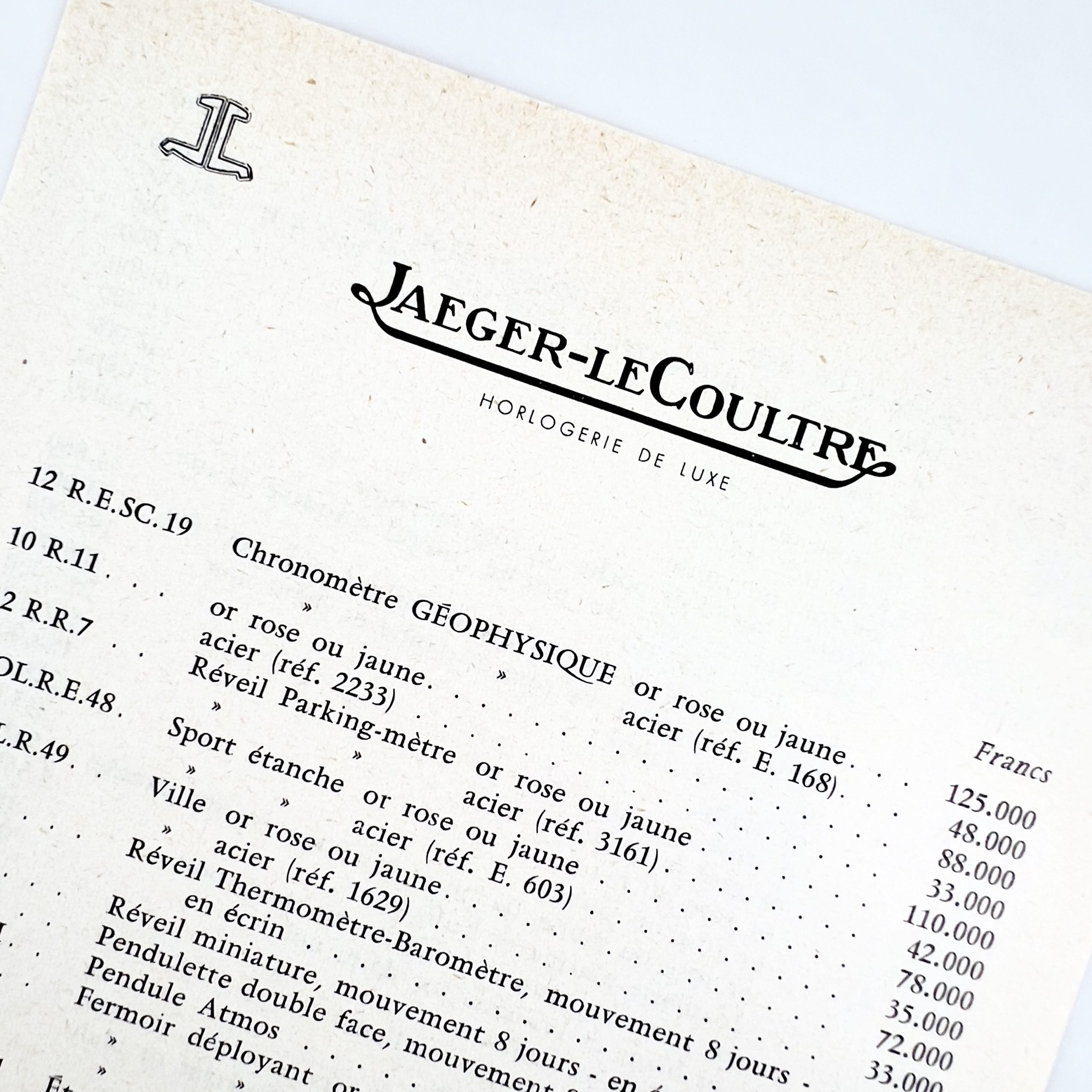CATALOGUE JAEGER LECOULTRE PAR PIERRE PRAQUIN CA. 1958 – Image 9