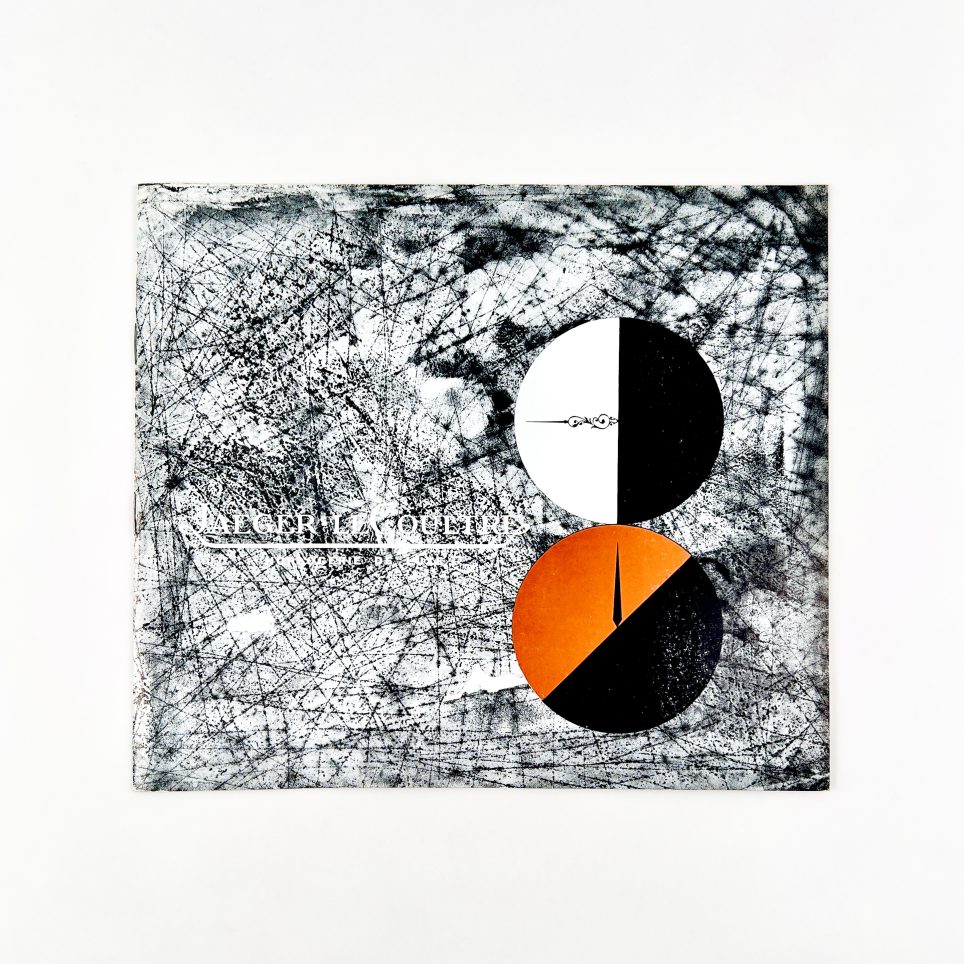 CATALOGUE JAEGER LECOULTRE PAR PIERRE PRAQUIN CA. 1958