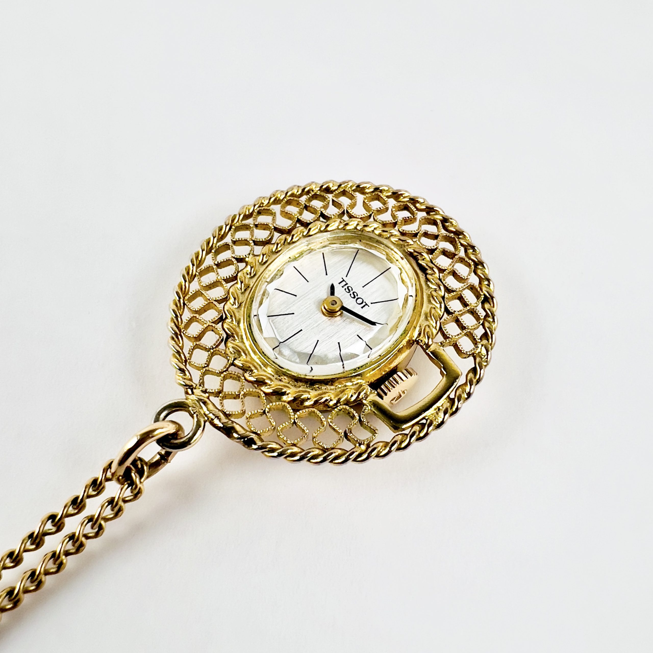 PENDENTIF MONTRE TISSOT "DENTELLE" CA. 1960 – Image 2