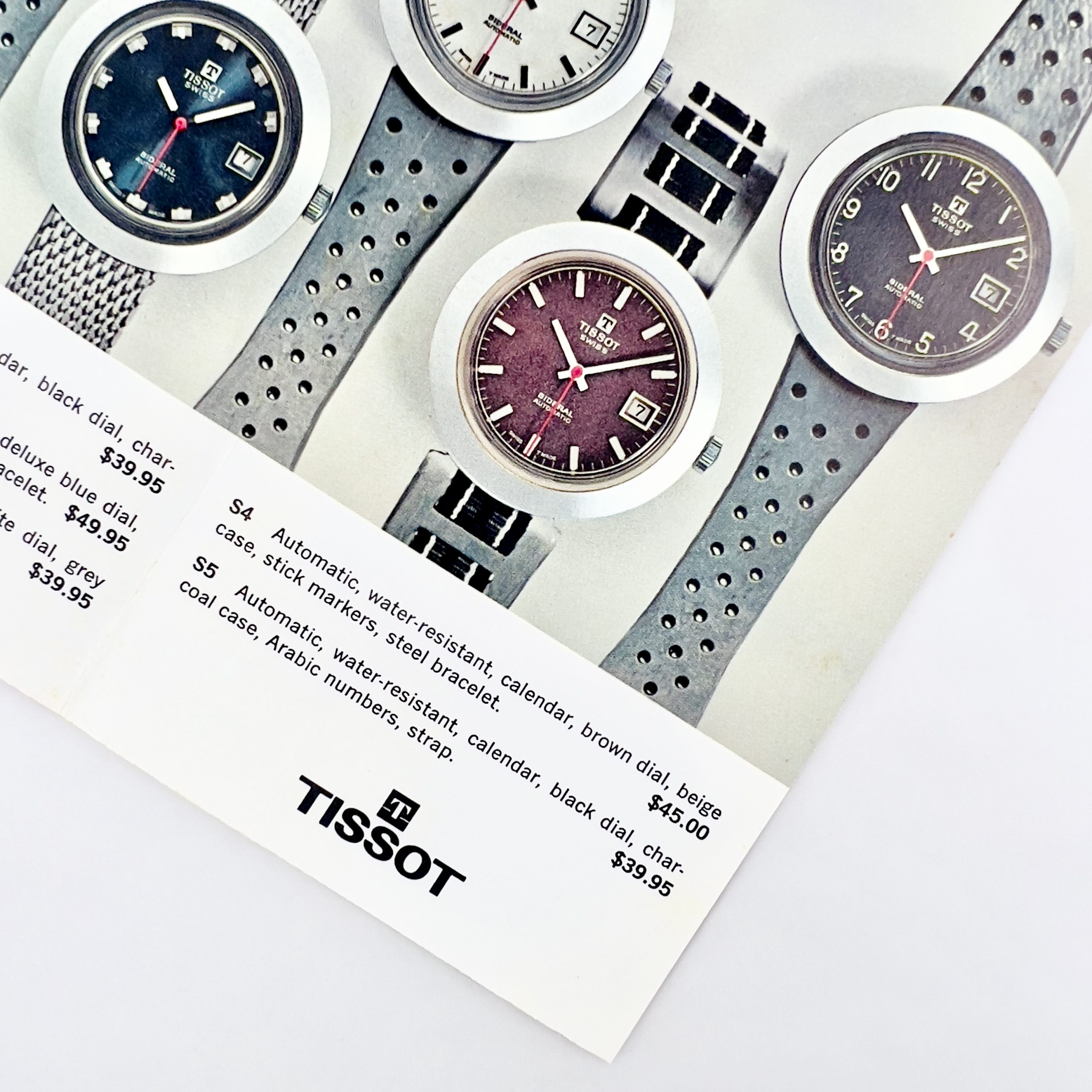 BROCHURE TISSOT SIDERAL TIME CA. 1970 – Image 5