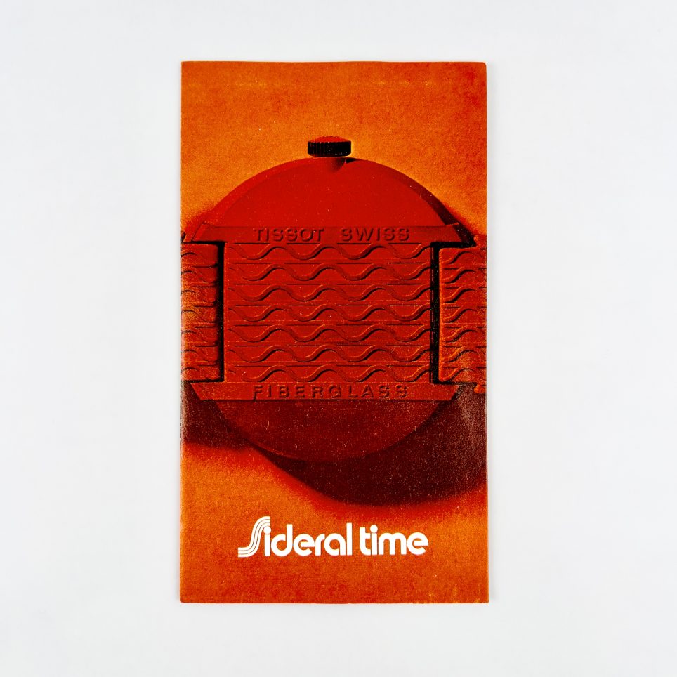 BROCHURE TISSOT SIDERAL TIME CA. 1970