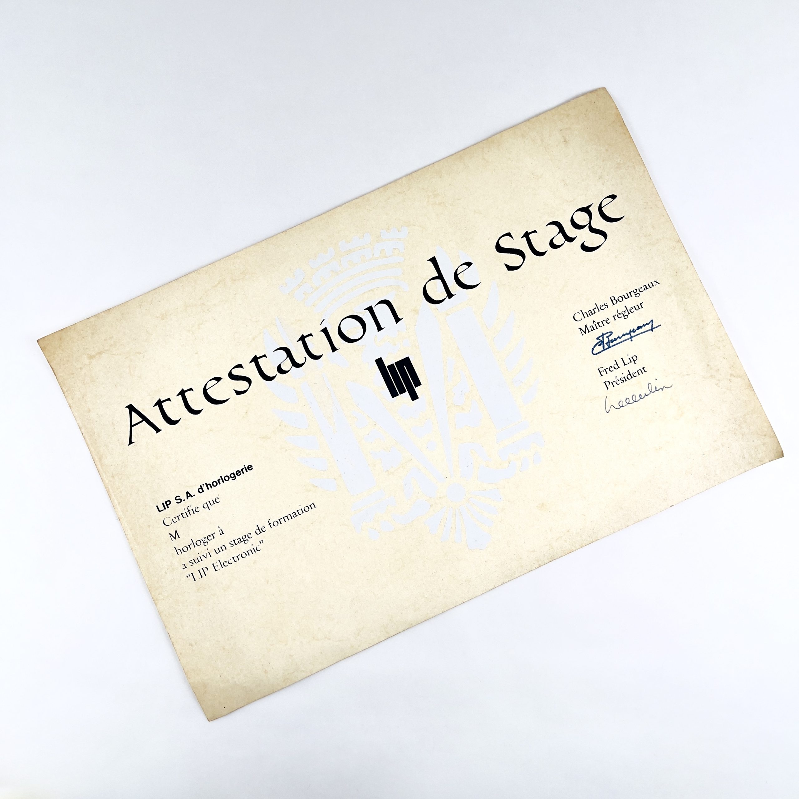 RARE DOCUMENT LIP ELECTRONIC CHARLES BOURGEAUX CA. 1965 – Image 2