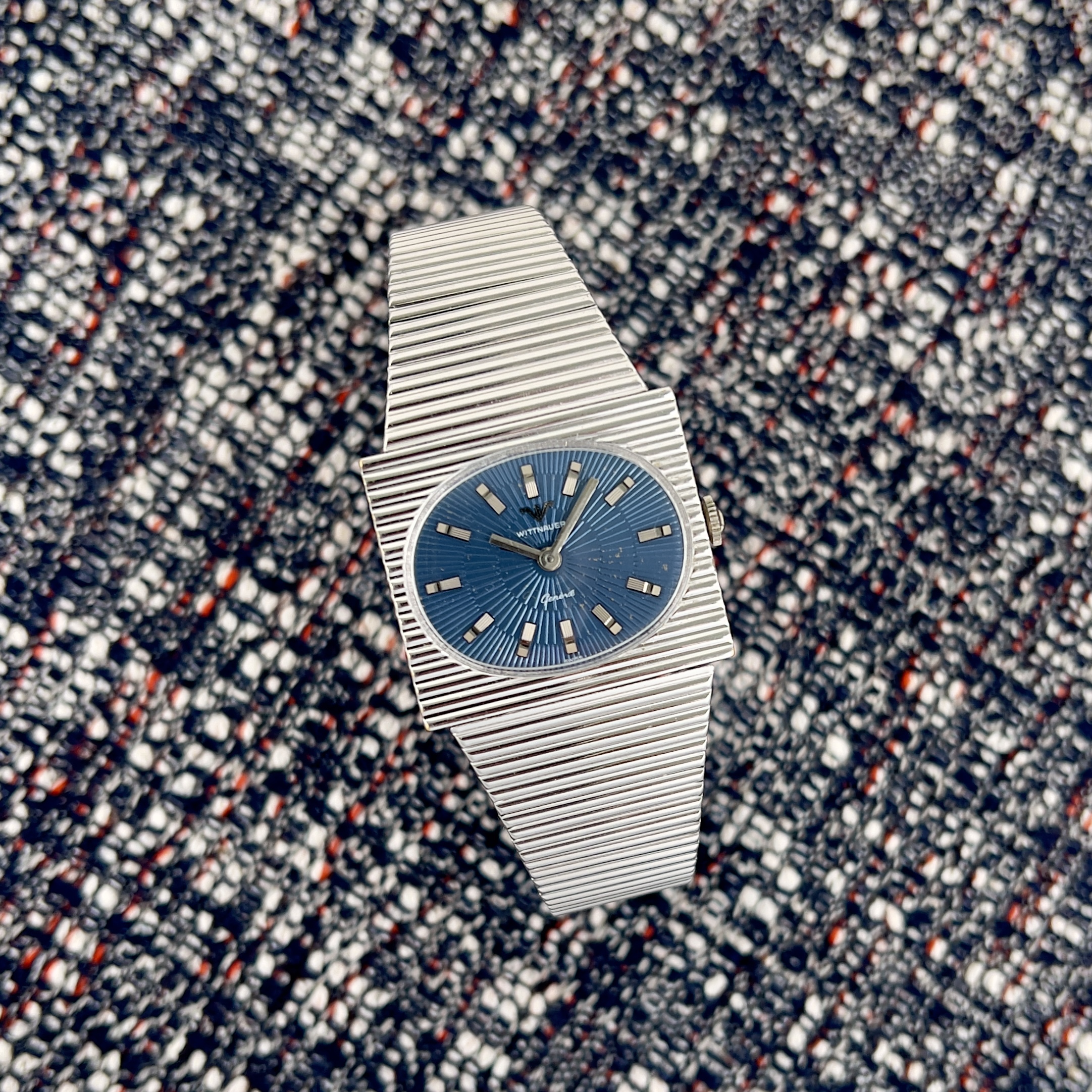 MONTRE WITTNAUER GENÈVE « SUNBEAM DIAL » CA. 1970