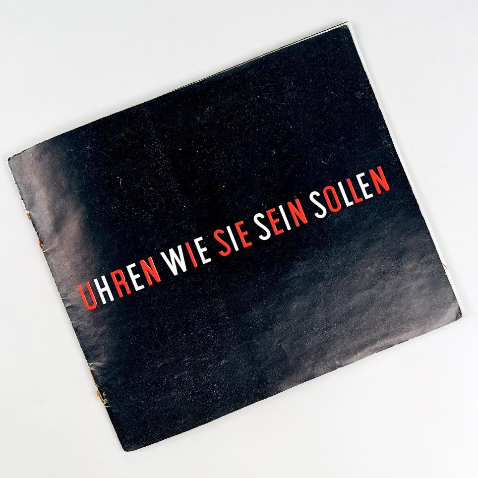 CATALOGUE TISSOT "RENÉ VOGT" CA. 1942
