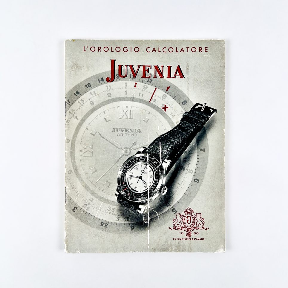 CATALOGUE MONTRE CALCULATRICE JUVENIA ARITHMO CA. 1945