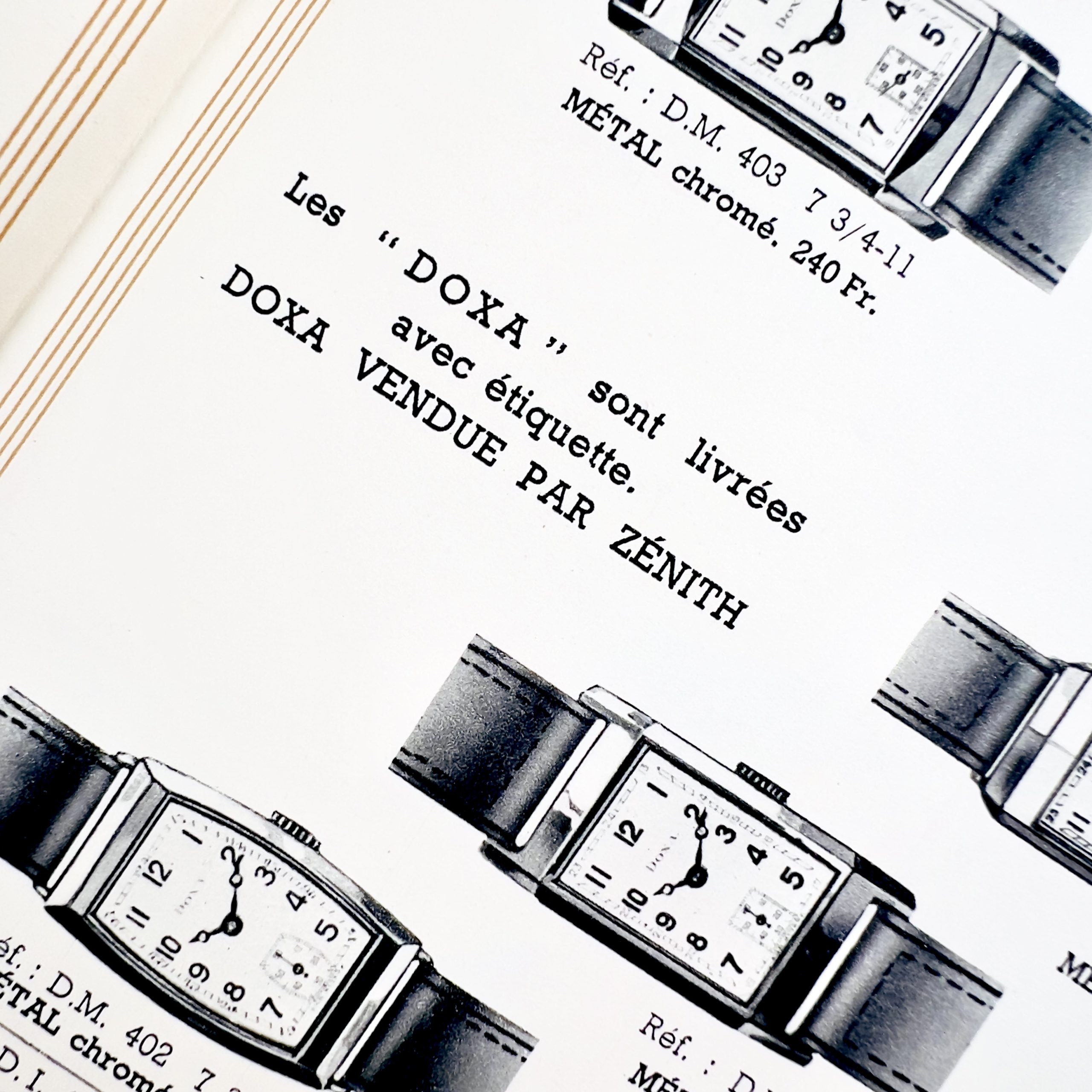 CATALOGUE ZENITH DOXA 1936 – Image 4