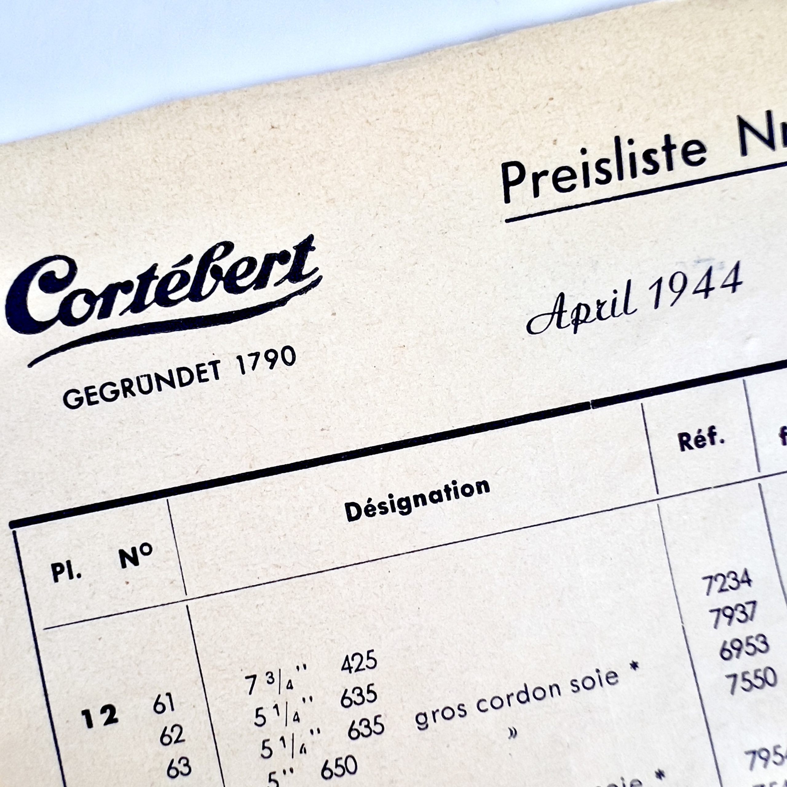 CATALOGUE CORTEBERT WATCH CO 1944 – Image 8