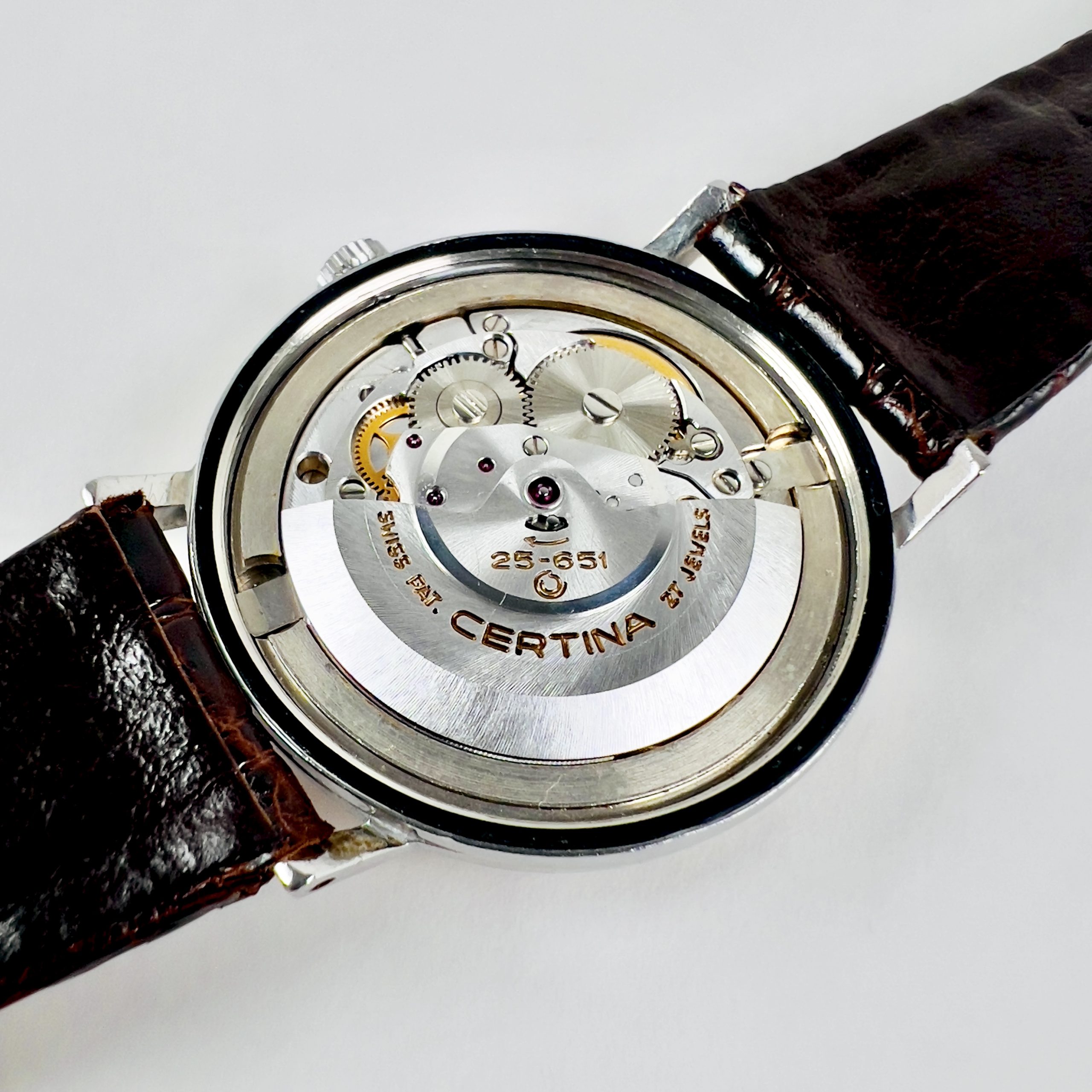 MONTRE CERTINA "TÜRLER" AUTOMATIC "BLUE RIBBON" CA. 1965 – Image 8