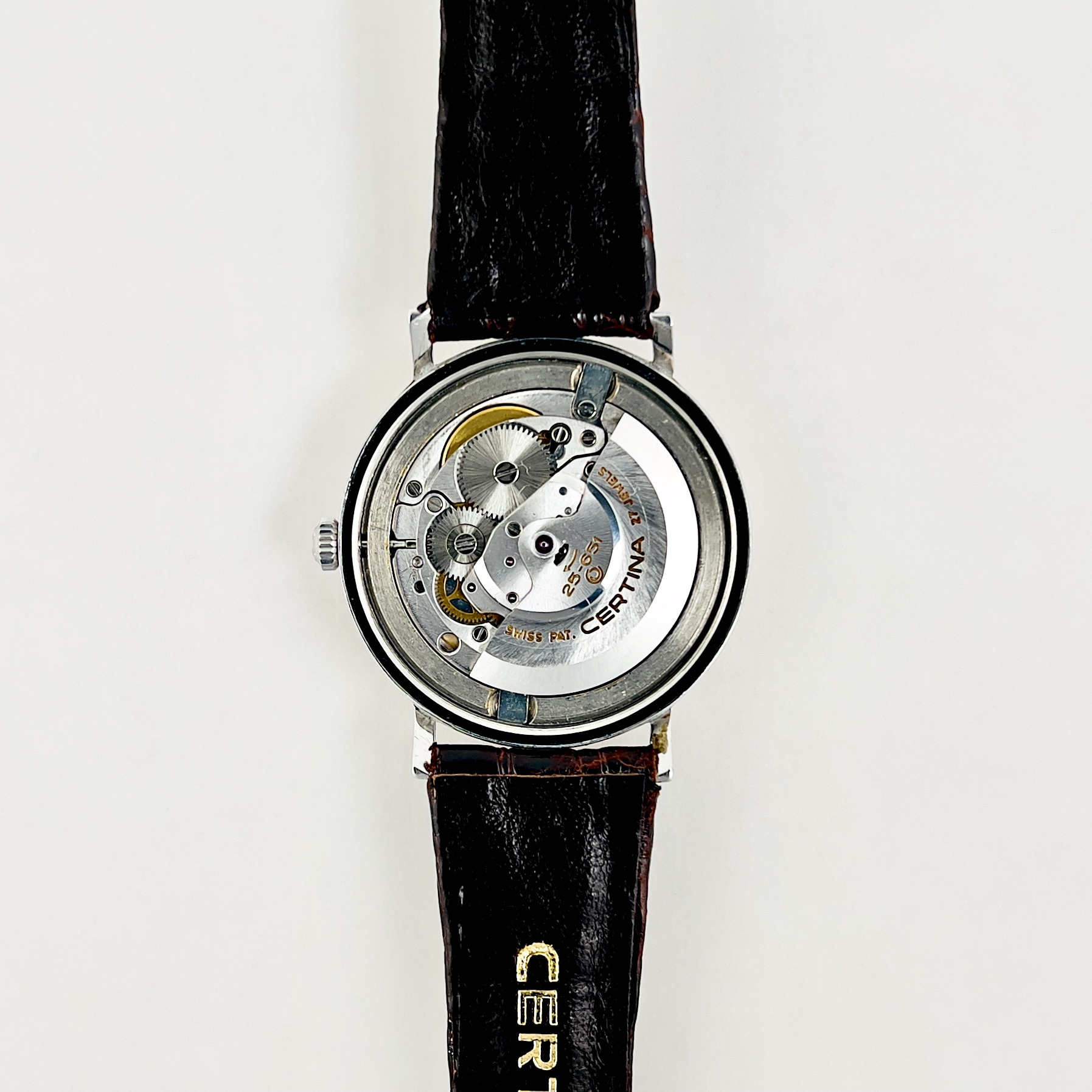 MONTRE CERTINA "TÜRLER" AUTOMATIC "BLUE RIBBON" CA. 1965 – Image 3